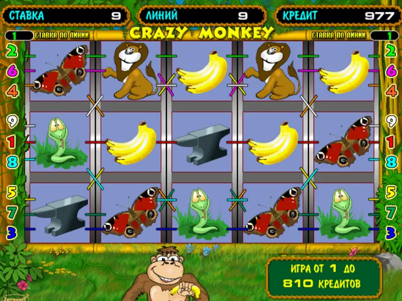 игровой автомат crazy monkey играть бесплатно без регистрации
